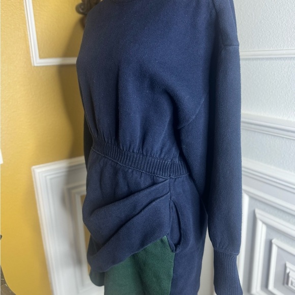 Something Navy 
Blue Colorblock Sweater Dress - Picture 6 of 9